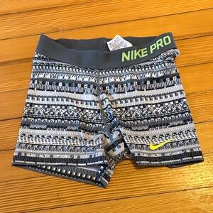 Nike pro small compression shorts